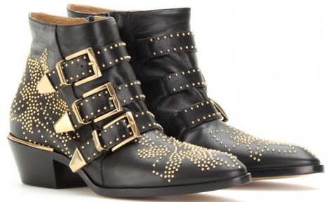 Chloe studded booties