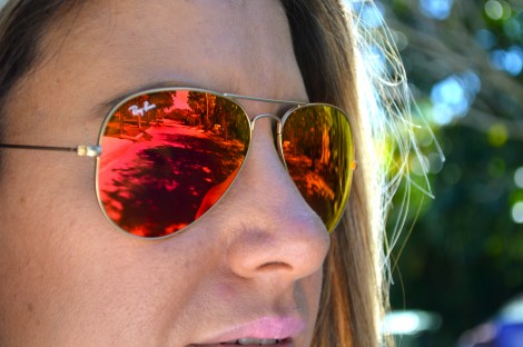 Ray-Ban mirrored sunnies